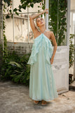 Vivienne Green Layer Maxi Dress
