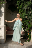 Vivienne Green Layer Maxi Dress