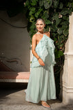 Vivienne Green Layer Maxi Dress