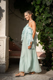 Vivienne Green Layer Maxi Dress