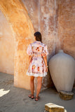 Horizon Pink Tropical Mini Dress