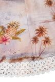 Horizon Pink Tropical Mini Dress