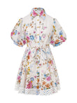 Evanthe Blue Floral Mini Dress