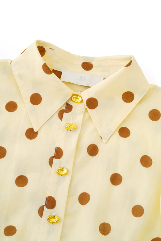 Mielina Polka Dot Mini Dress