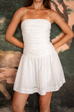 Dandy White Mini Dress