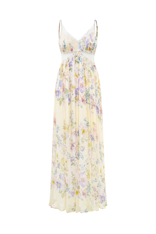 Garden Reverie Floral Maxi Dress
