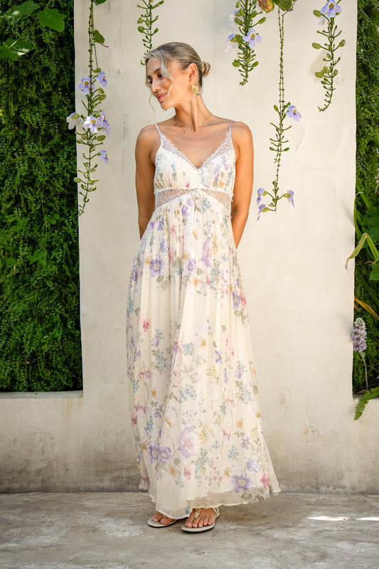 Garden Reverie Floral Maxi Dress