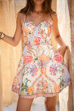 Tea Party Floral Mini Dress