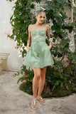 Laurin Green Mini Dress