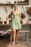 Laurin Green Mini Dress