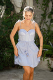 Laurin Lilac Purple Mini Dress