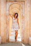 Garden Reverie Floral Mini Dress