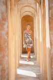Paradise Green Tropical Mini Dress