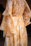 Sunwoven Paisley Ruffle Maxi Dress