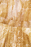 Sunwoven Paisley Ruffle Maxi Dress