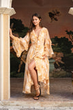 Sunwoven Paisley Ruffle Maxi Dress