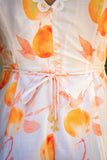 Peach Orchards Orange Playsuit