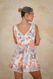 Porcelain Petals Multi Floral Playsuit