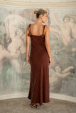 Aurel Brown Maxi Dress