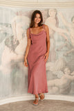 Aurel Pink Maxi Dress