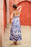 Botanica Blue Tropical Maxi Dress