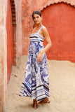 Botanica Blue Tropical Maxi Dress