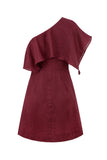 Eileen Wine Red Mini Dress