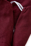 Eileen Wine Red Mini Dress