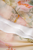 Sunfire Yellow Floral Ruffle Maxi Dress