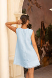 Kerrie Blue Mini Dress