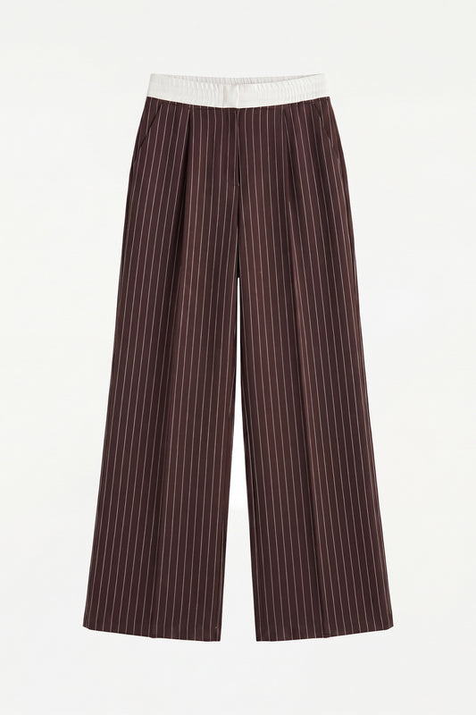 Kya Brown Stripe Pants