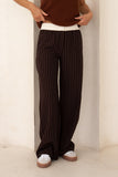 Kya Brown Stripe Pants