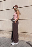 Kya Brown Stripe Pants