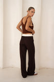 Kya Brown Stripe Pants