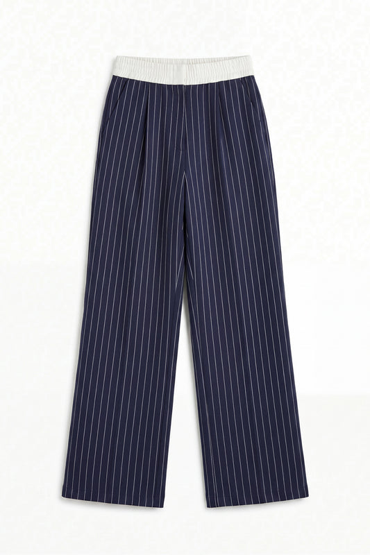Kya Navy Stripe Pants