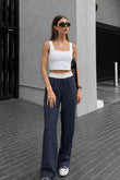 Kya Navy Stripe Pants