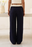 Kya Navy Stripe Pants
