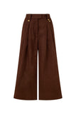 Cael Brown Linen Pants