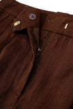 Cael Brown Linen Pants