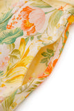 Sunfire Yellow Floral Shorts