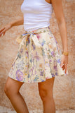 Garden Reverie Floral Mini Skirt