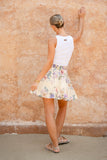 Garden Reverie Floral Mini Skirt