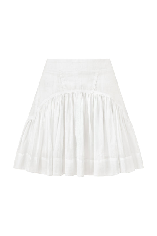 Bianca White Mini Skirt