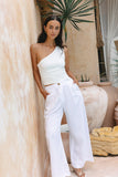 Margo White Wide Leg Pants