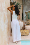 Margo White Wide Leg Pants