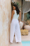 Margo White Wide Leg Pants