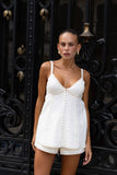 Indy Cream Beige Lace Cami Top
