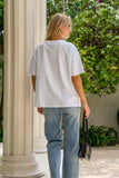 Jos White Relaxed Fit T-Shirt