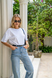 Jos White Relaxed Fit T-Shirt