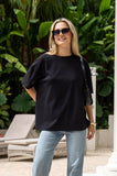Jos Black Relaxed Fit T-Shirt